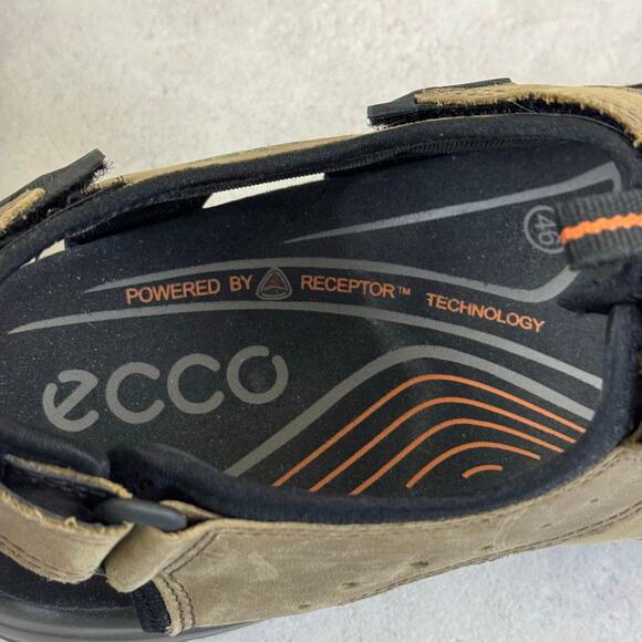 ECCO Offroad Sandals Mens US 12 - 12.5  EU 46 Outdoor Trail Hiking Tan Brown